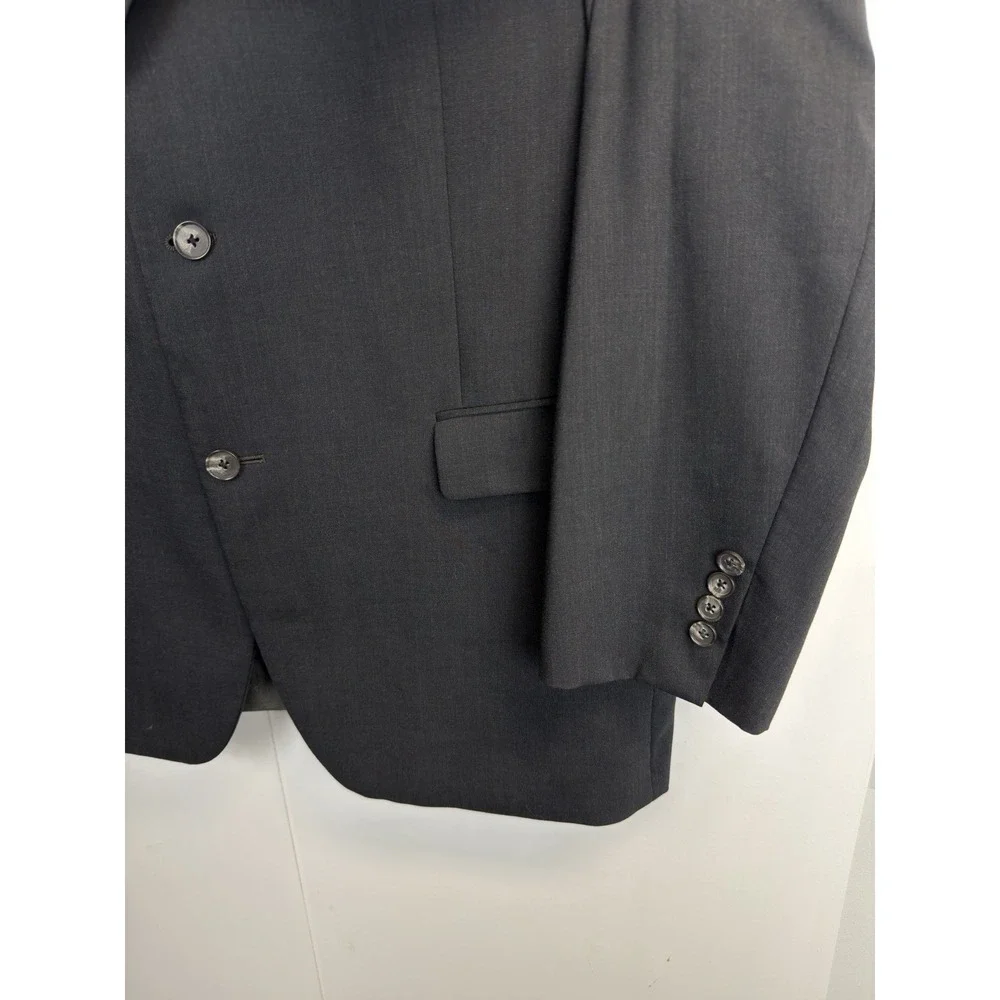 S.Cohen Performance Jacket Men's 44T Sport Coat Blazer‎ Two Button Grey Wool